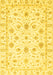 Machine Washable Oriental Yellow Traditional Rug, wshabs3403yw