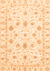 Oriental Orange Traditional Rug, abs3403org