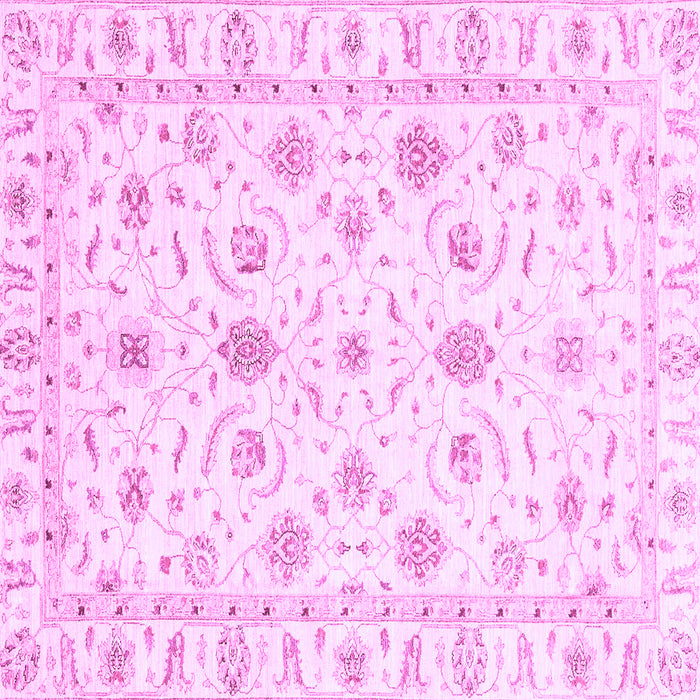 Square Oriental Purple Traditional Rug, abs3403pur