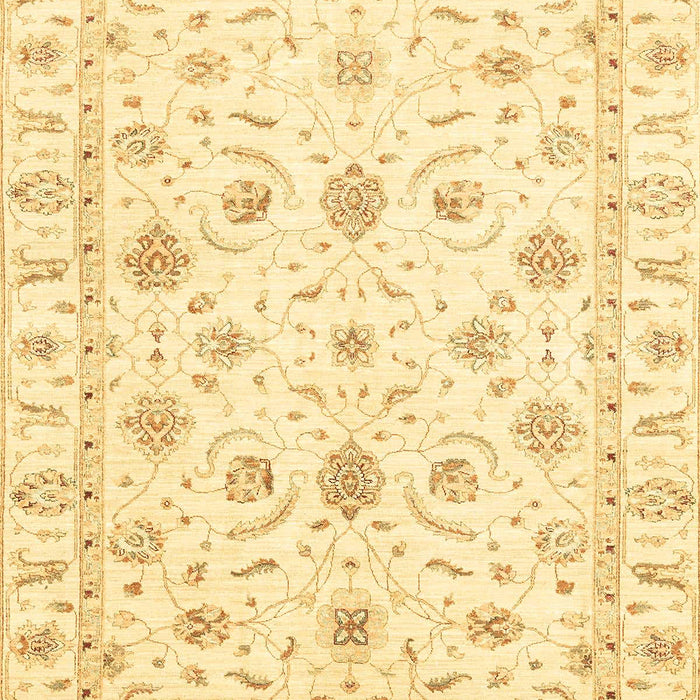 Machine Washable Abstract Sun Yellow Rug, wshabs3403