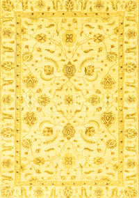 Oriental Yellow Traditional Rug, abs3403yw