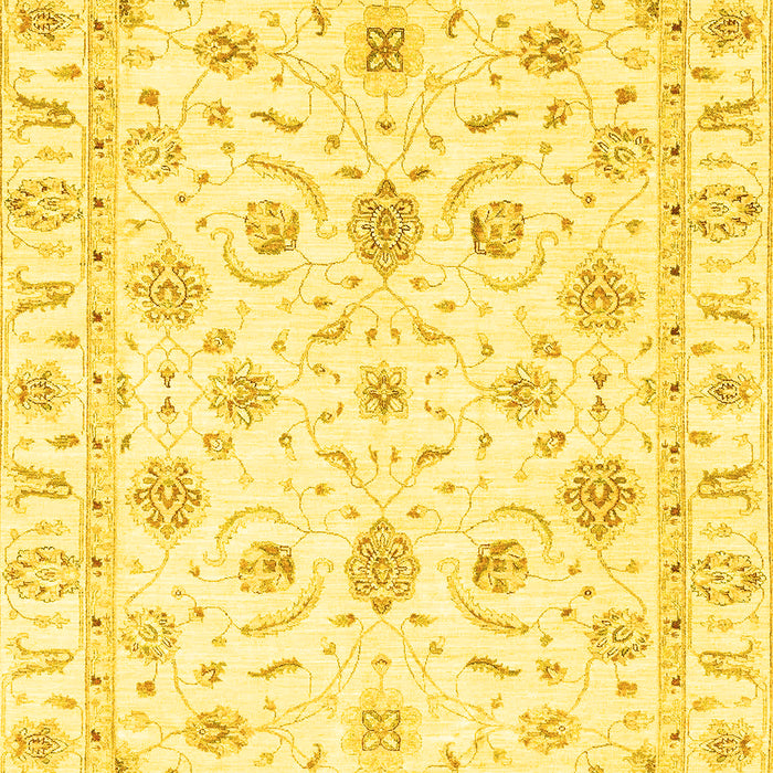 Oriental Yellow Traditional Rug, abs3403yw