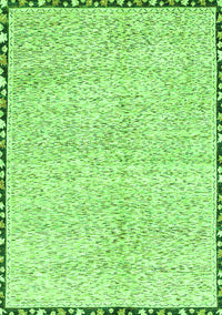 Abstract Green Modern Rug, abs3404grn