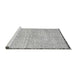 Sideview of Machine Washable Abstract Gray Modern Rug, wshabs3404gry