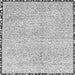 Square Abstract Gray Modern Rug, abs3404gry