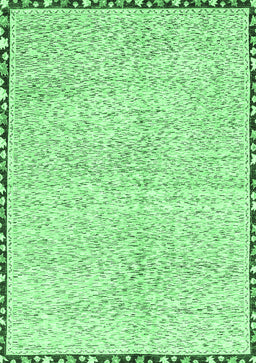 Abstract Emerald Green Modern Rug, abs3404emgrn