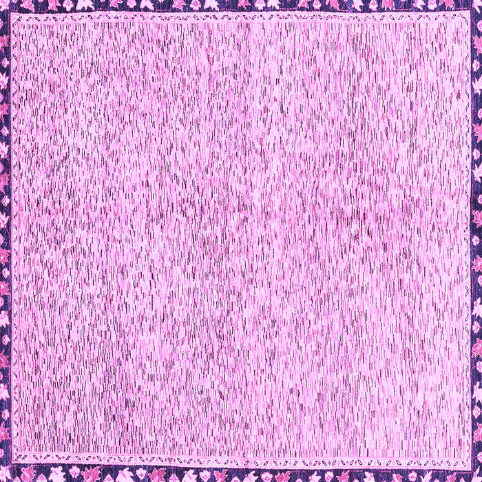 Square Abstract Purple Modern Rug, abs3404pur