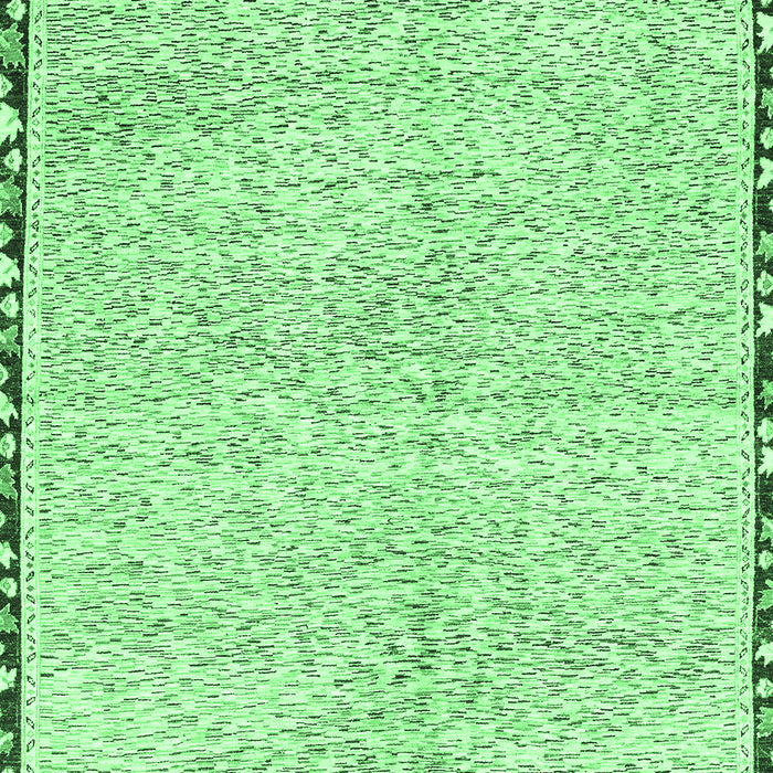 Machine Washable Abstract Emerald Green Modern Area Rugs, wshabs3404emgrn