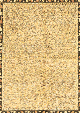 Abstract Brown Modern Rug, abs3404brn