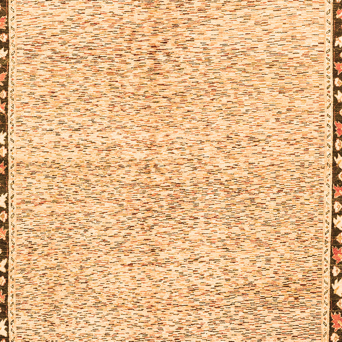 Machine Washable Abstract Orange Modern Area Rugs, wshabs3404org