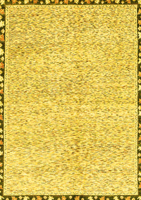 Abstract Yellow Modern Rug, abs3404yw