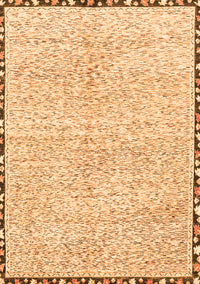 Abstract Orange Modern Rug, abs3404org