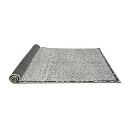 Sideview of Abstract Gray Modern Rug, abs3404gry
