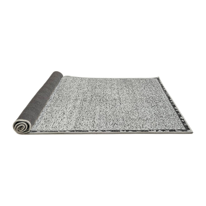 Sideview of Abstract Gray Modern Rug, abs3404gry