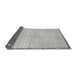 Sideview of Abstract Gray Modern Rug, abs3404gry