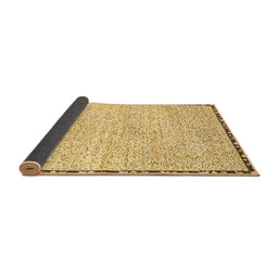 Sideview of Abstract Brown Modern Rug, abs3404brn