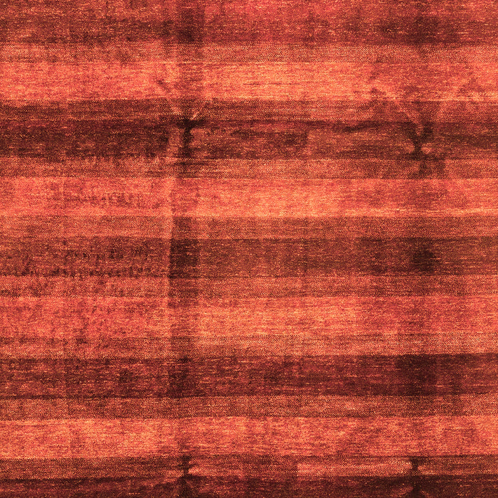 Machine Washable Abstract Orange Modern Area Rugs, wshabs3405org