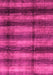 Machine Washable Abstract Pink Modern Rug, wshabs3405pnk