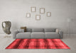 Modern Red Washable Rugs