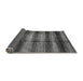 Sideview of Abstract Gray Modern Rug, abs3405gry