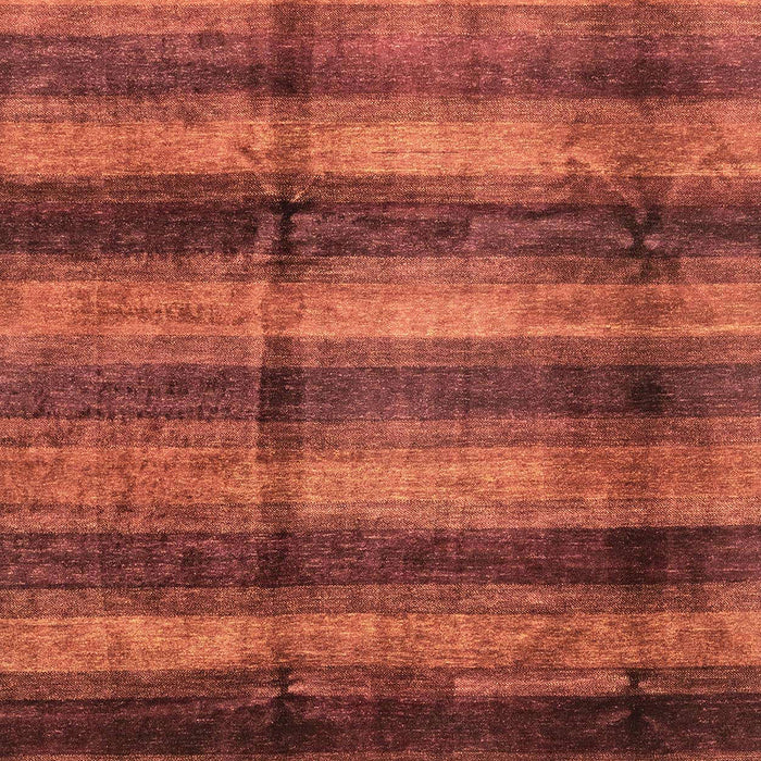 Machine Washable Abstract Bright Orange Rug, wshabs3405