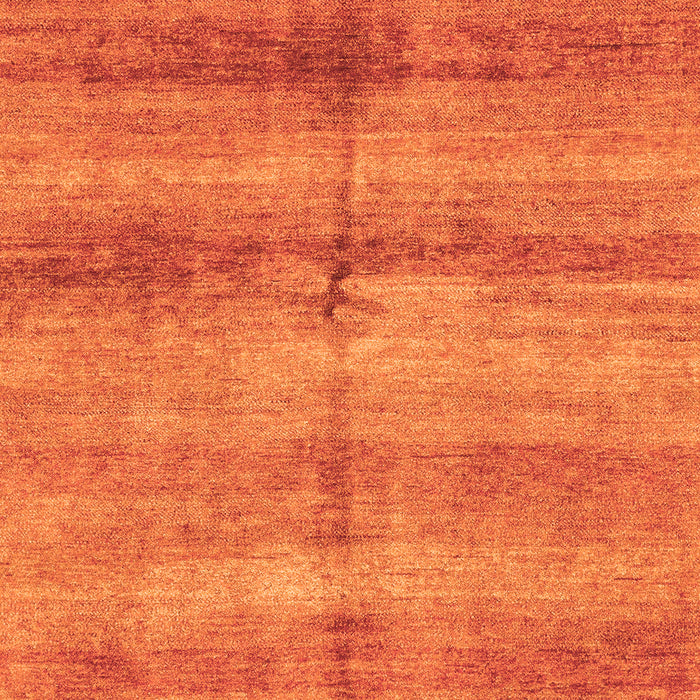 Machine Washable Abstract Orange Modern Area Rugs, wshabs3406org