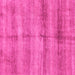 Square Abstract Pink Modern Rug, abs3406pnk