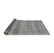 Sideview of Abstract Gray Modern Rug, abs3406gry