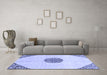 Machine Washable Abstract Blue Modern Rug in a Living Room, wshabs3407blu