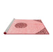 Modern Red Washable Rugs