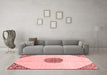 Modern Red Washable Rugs