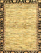 Abstract Bold Yellow Modern Rug, abs3408