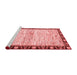 Modern Red Washable Rugs