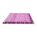 Sideview of Machine Washable Abstract Purple Modern Area Rugs, wshabs3408pur