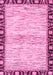 Machine Washable Abstract Pink Modern Rug, wshabs3408pnk