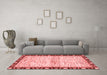 Modern Red Washable Rugs