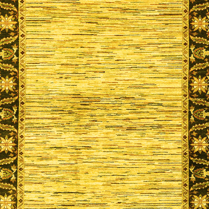 Abstract Yellow Modern Rug, abs3408yw