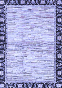 Abstract Blue Modern Rug, abs3408blu