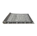 Sideview of Abstract Gray Modern Rug, abs3408gry