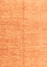 Machine Washable Abstract Orange Modern Area Rugs, wshabs3409org