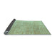 Sideview of Abstract Light Blue Modern Rug, abs3409lblu