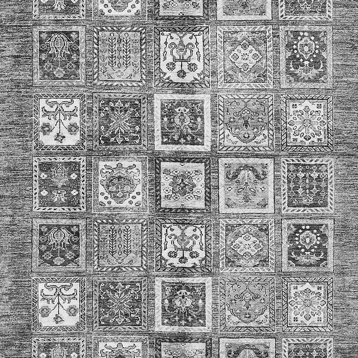 Machine Washable Abstract Gray Modern Rug, wshabs340gry