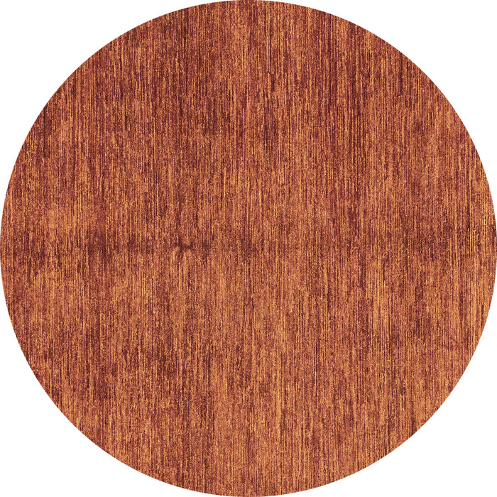 Round Abstract Brown Modern Rug, abs3410brn