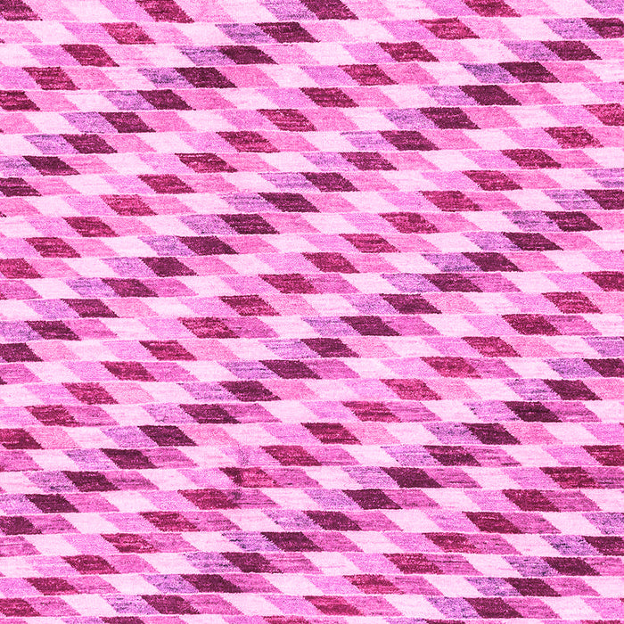 Machine Washable Solid Pink Modern Rug, wshabs3411pnk