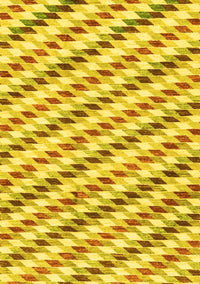 Solid Yellow Modern Rug, abs3411yw