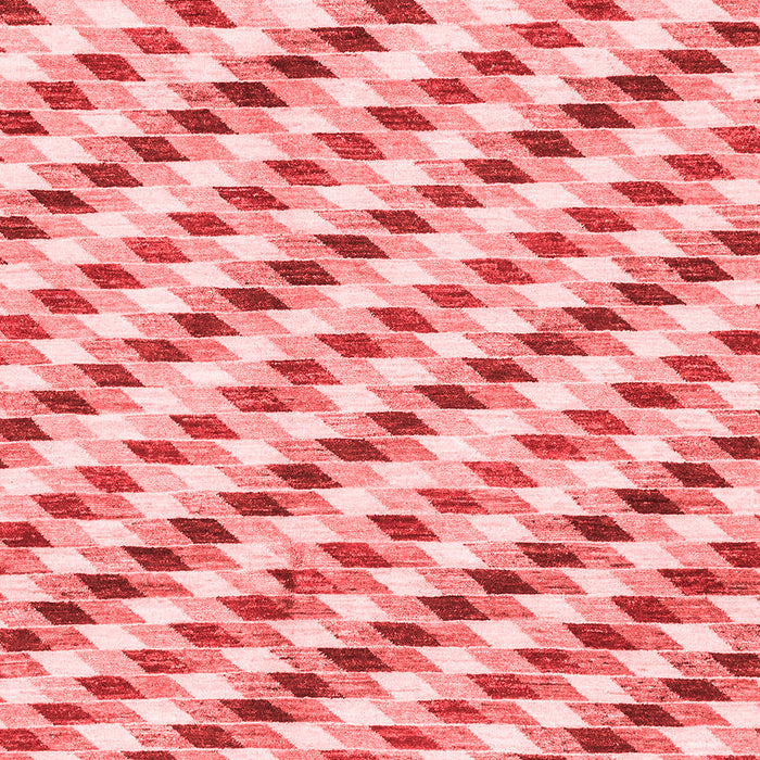 Machine Washable Solid Red Modern Rug, wshabs3411red