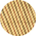 Round Solid Brown Modern Rug, abs3411brn