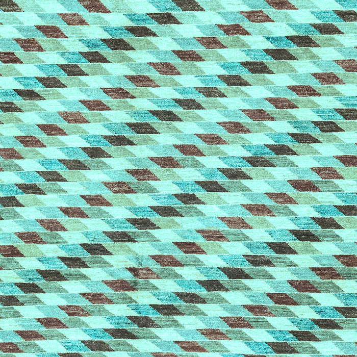 Machine Washable Solid Light Blue Modern Rug, wshabs3411lblu