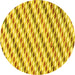 Round Solid Yellow Modern Rug, abs3411yw