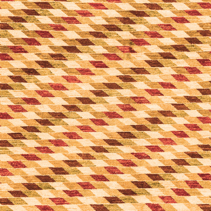 Machine Washable Solid Orange Modern Area Rugs, wshabs3411org